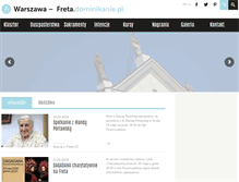 Tablet Screenshot of freta.dominikanie.pl