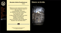 Desktop Screenshot of grodek.mniszki.dominikanie.pl