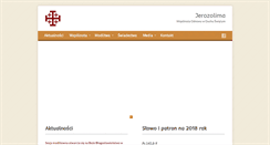 Desktop Screenshot of jerozolima.poznan.dominikanie.pl
