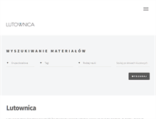 Tablet Screenshot of lutownica.dominikanie.pl