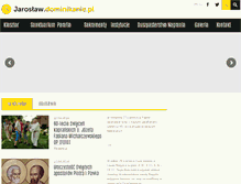 Tablet Screenshot of jaroslaw.dominikanie.pl